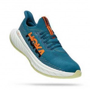 HOKA ONE ONE Carbon X 3 Homme BLUE CORAL / BLACK D