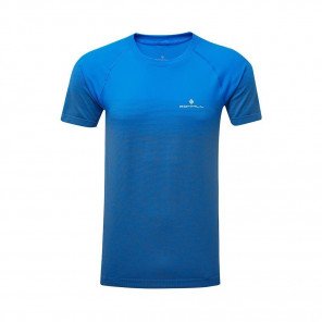 RON HILL T-Shirt Infinity Marathon Homme Elec Blue/Grey Marl